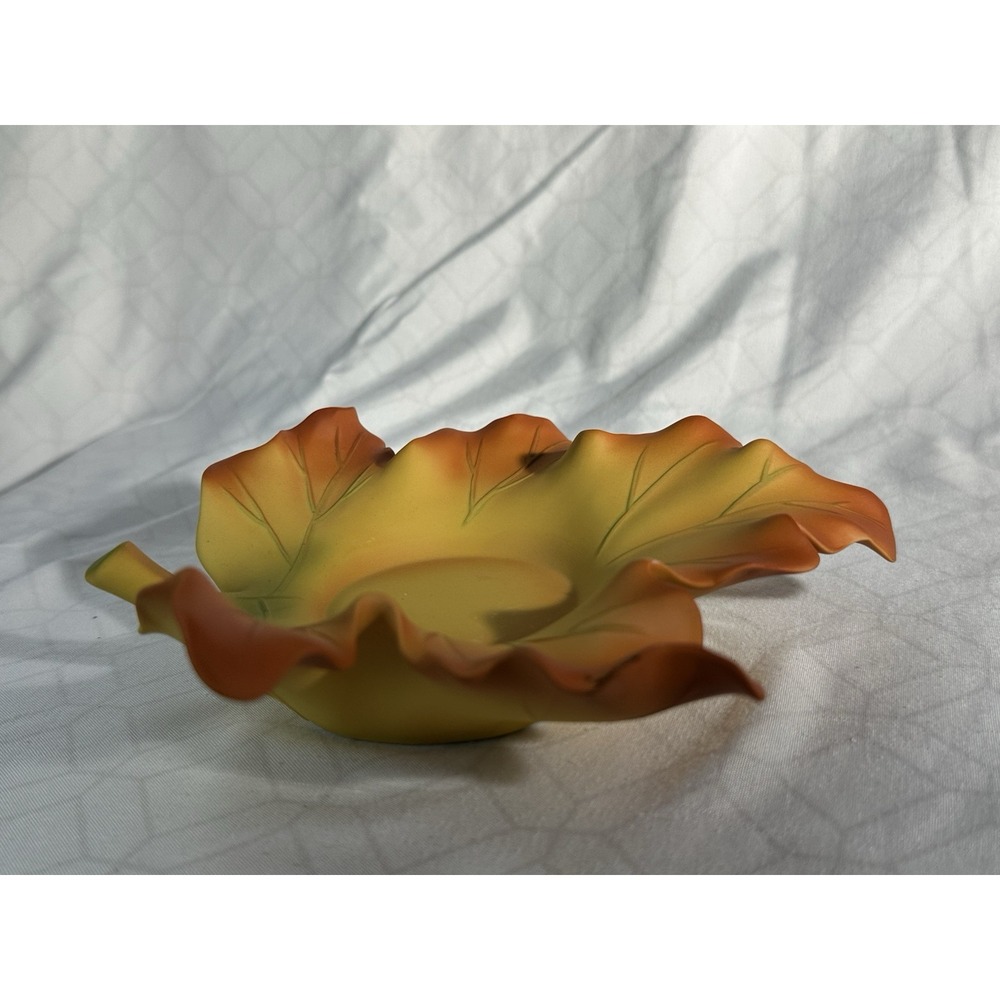 🍁 Partylite Whispering Maple Leaf Tealight‎ Holders (Set of 3) - Picture 14 of 16